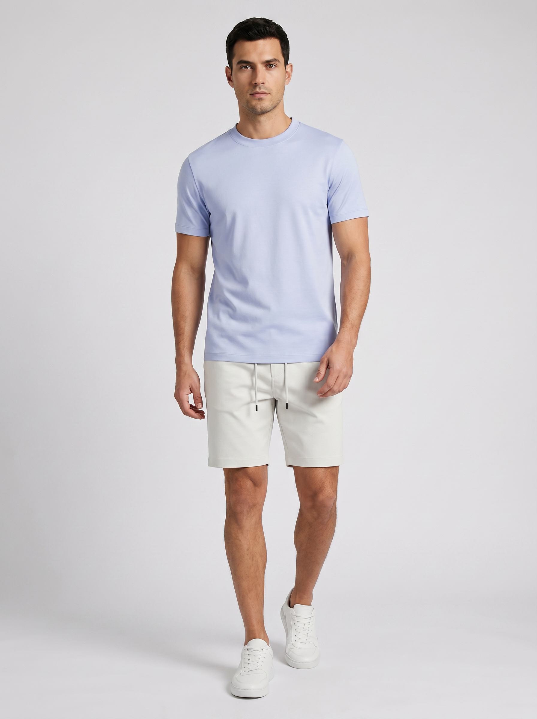 Mercerized Tee - Light Blue