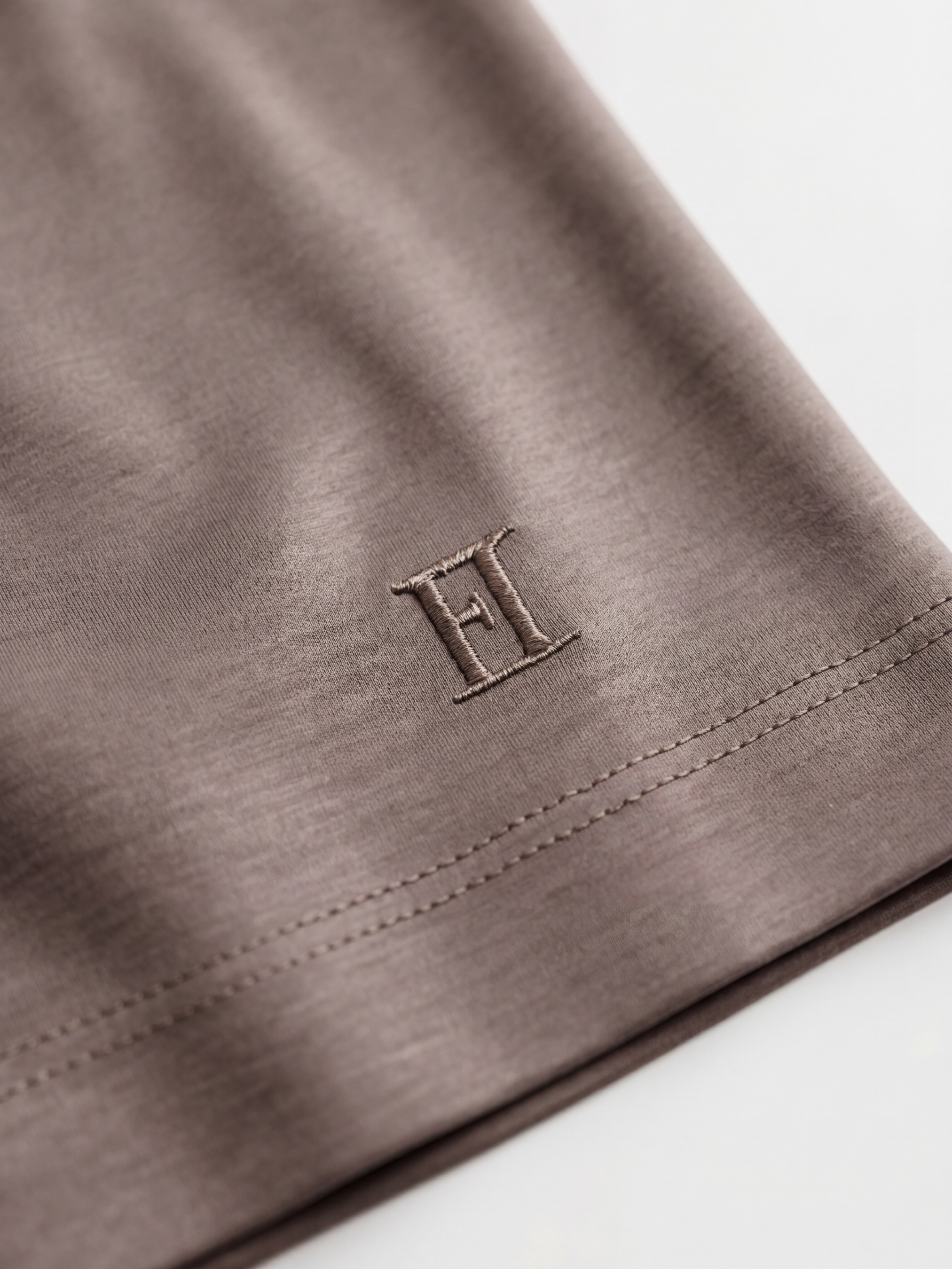 Mercerized Tee - Brown