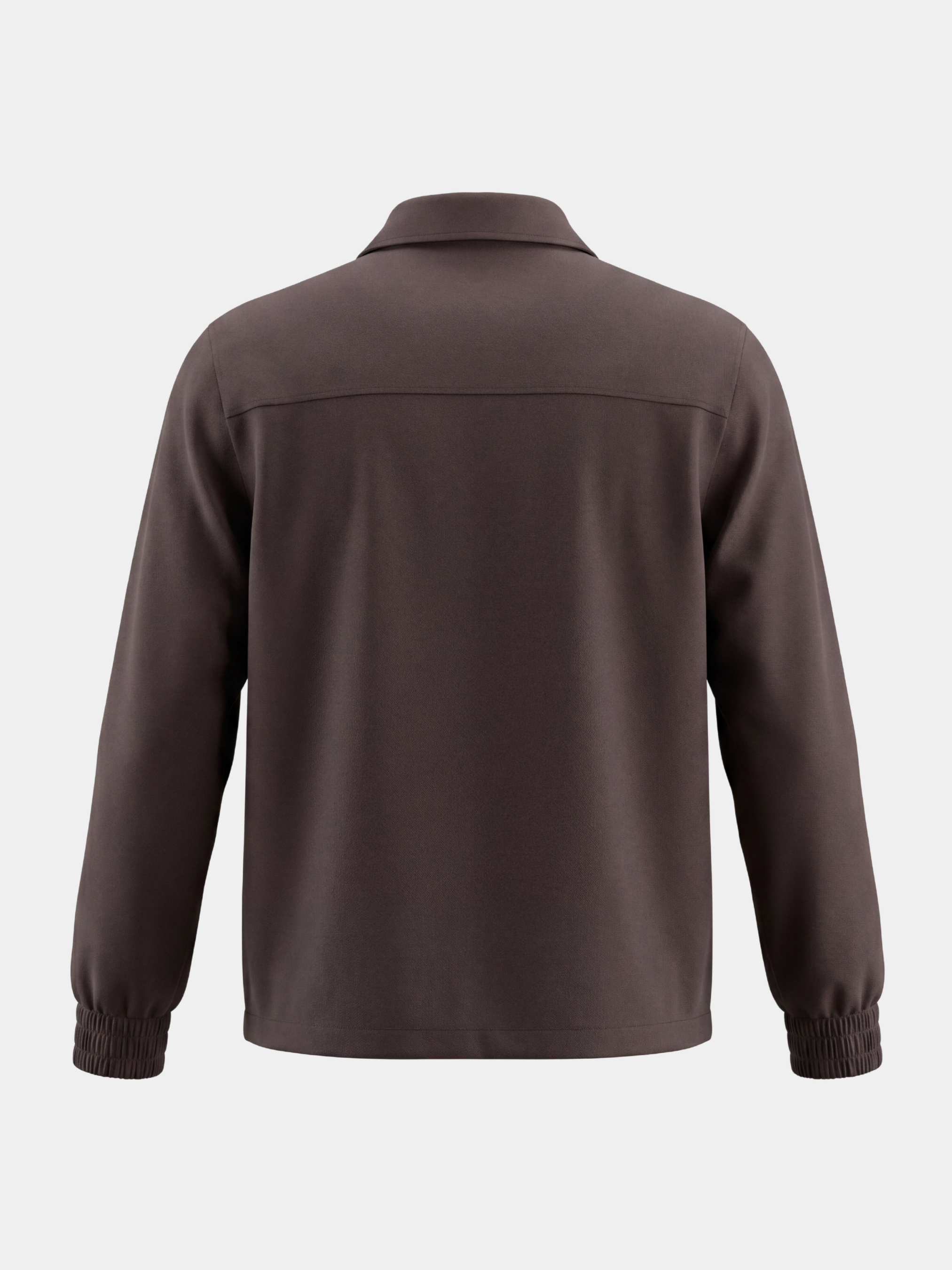 Technico Jacket with Collar - Brown