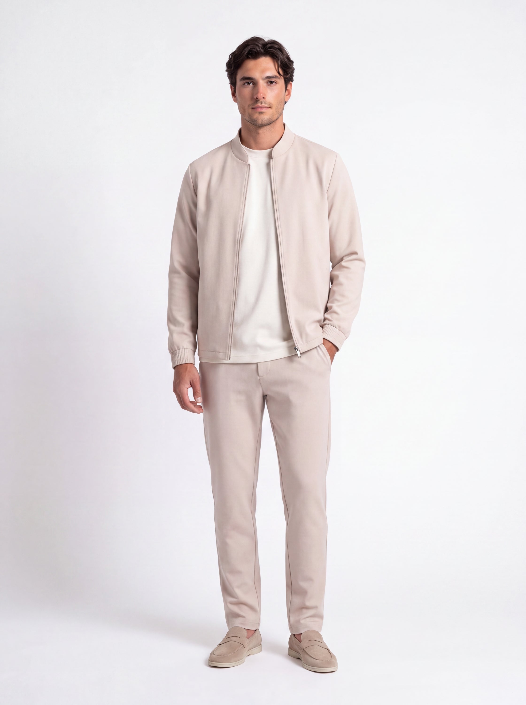 FELLUCI Technico jacket zand heren – foto 2
