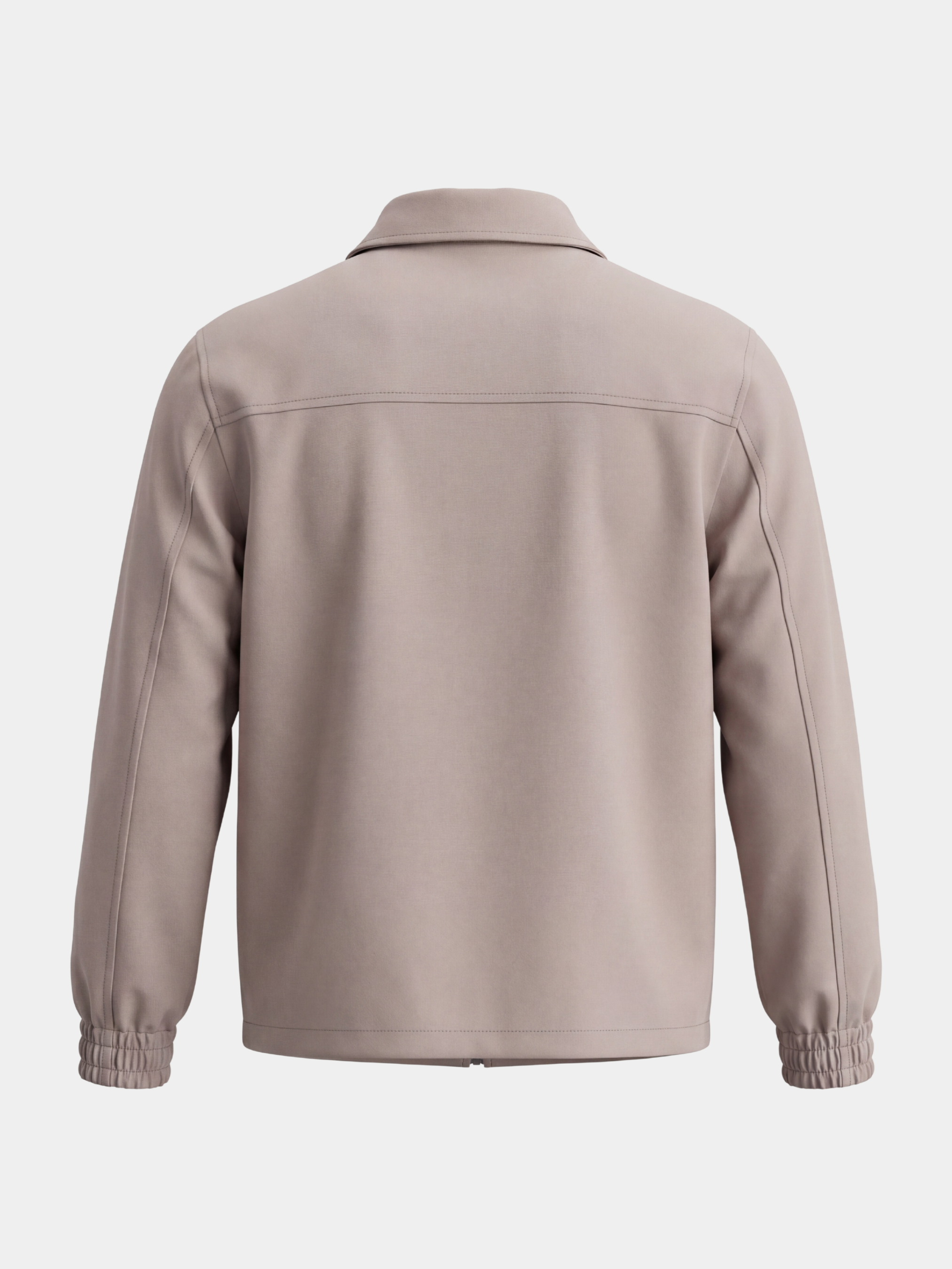 Technico Jacket with Collar - Taupe