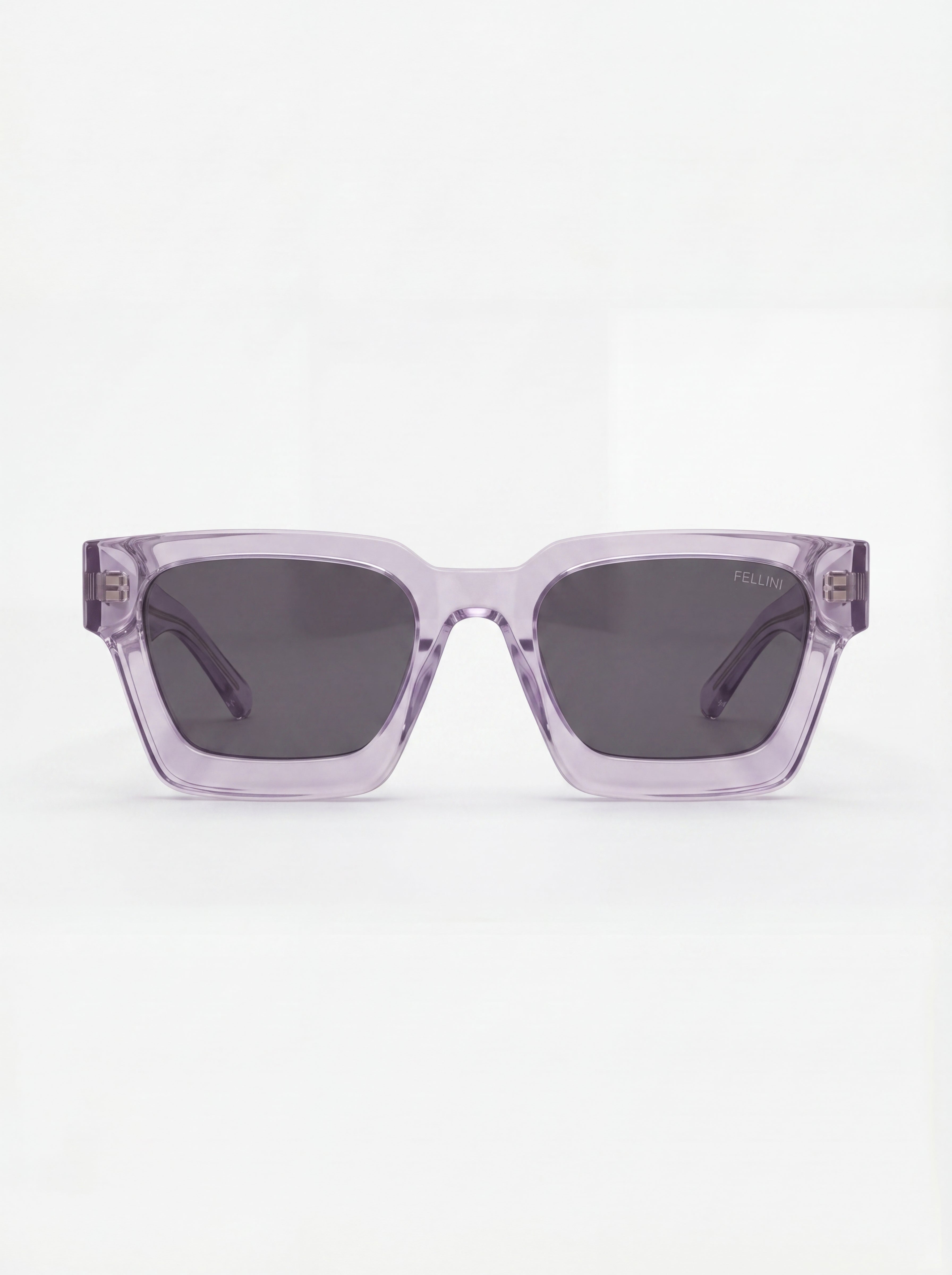 Alessio Smoke Acetate Sunglasses Transparant