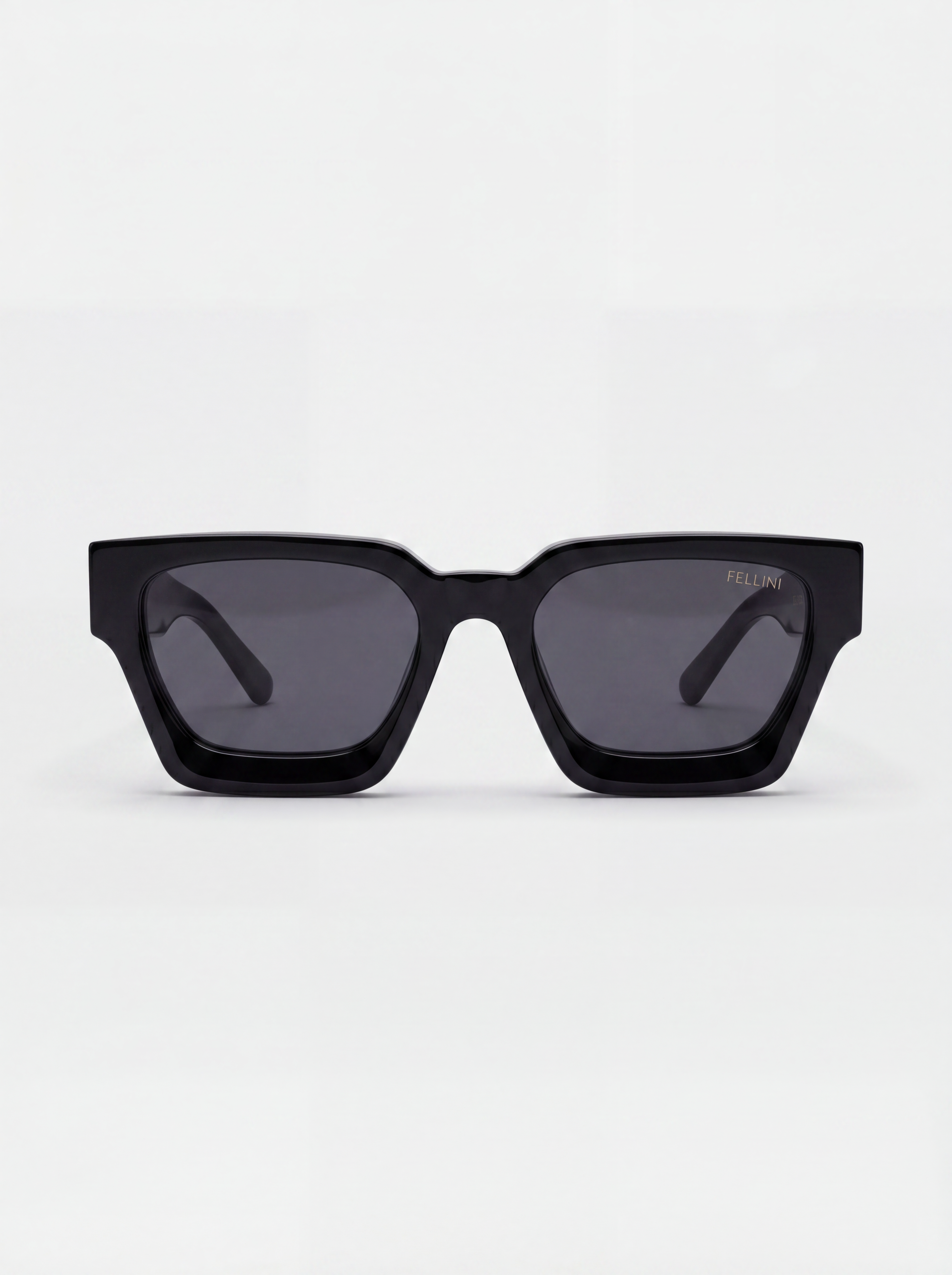Alessio Smoke Acetate Sunglasses Black