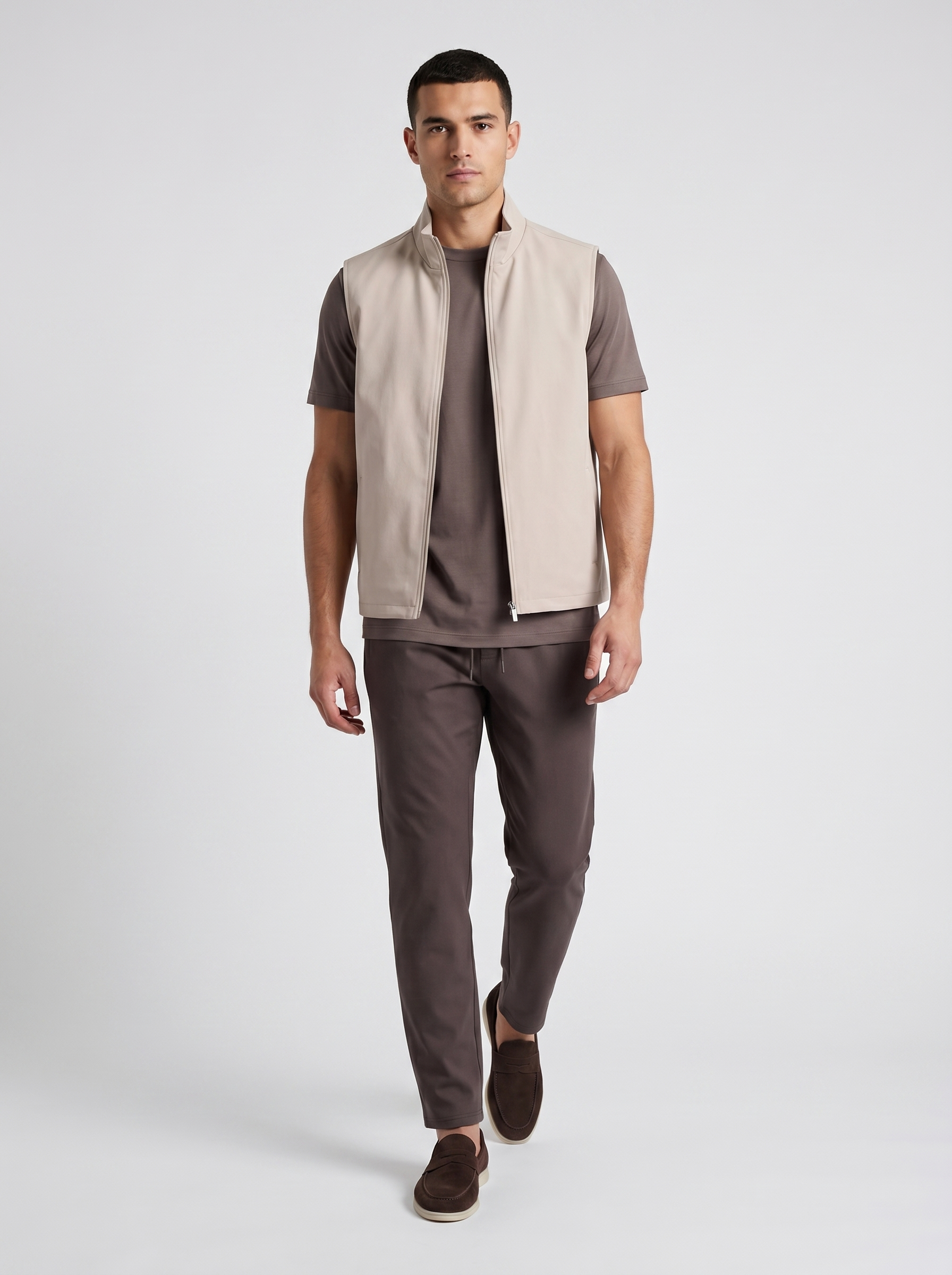 Mercerized Tee - Brown