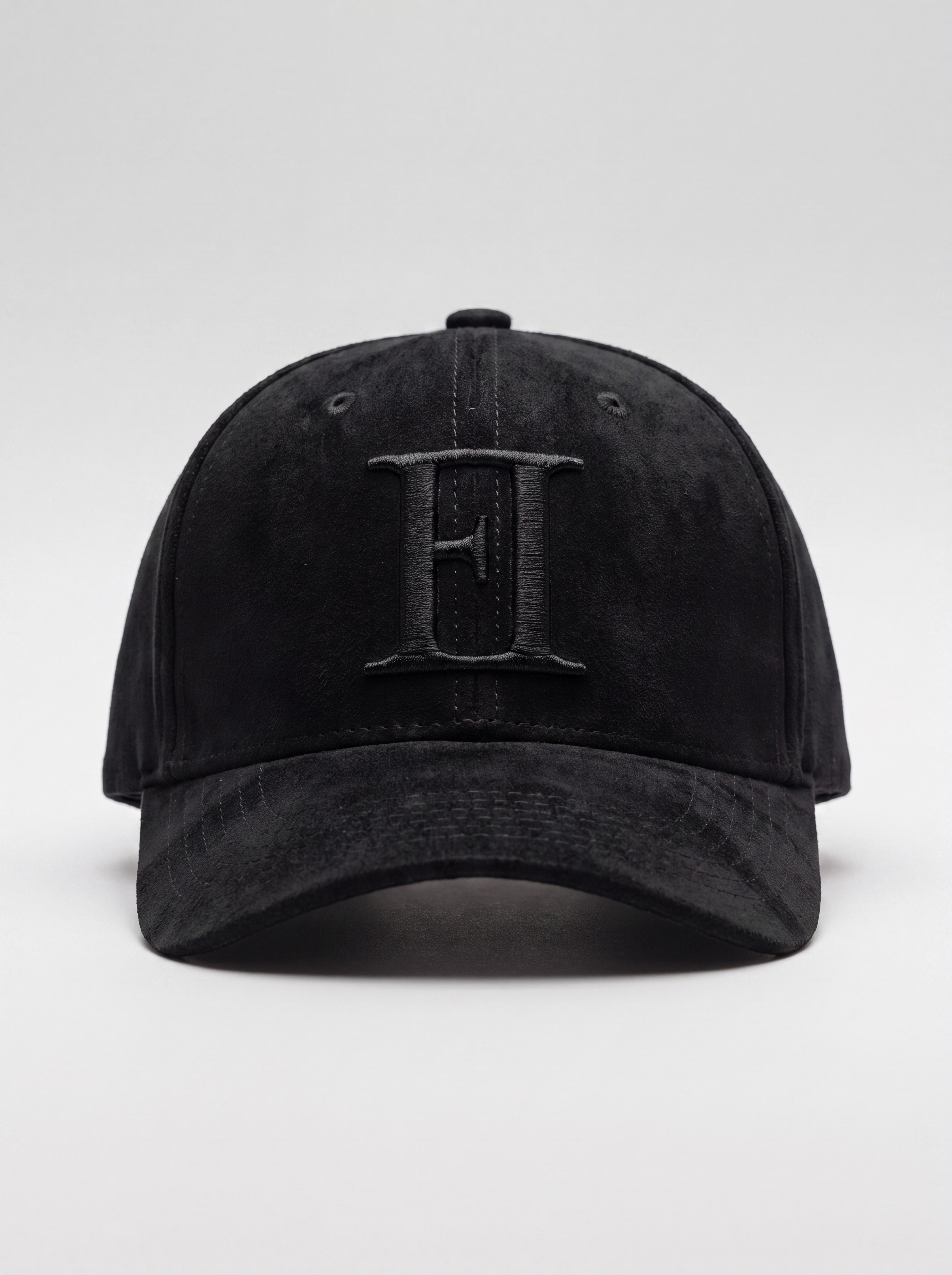Premium Suede Cap Black